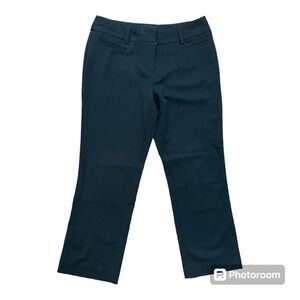 Black Cropped Curvy Dress Pants